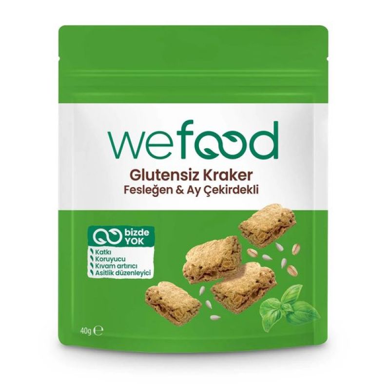 Wefood Fesleğenli Kraker 40 gr